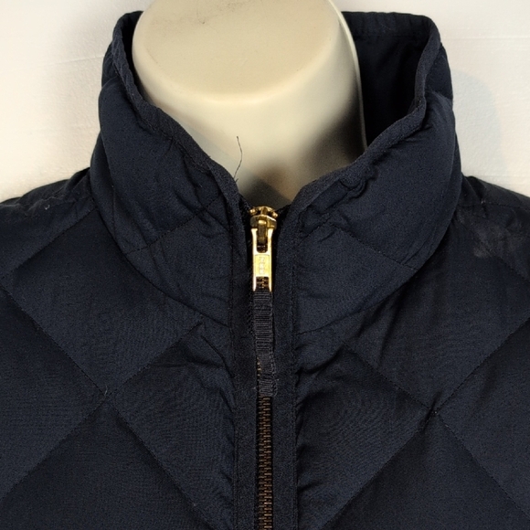 J. Crew Factory Quilted Down and Feather Vest - Picture 2 of 12